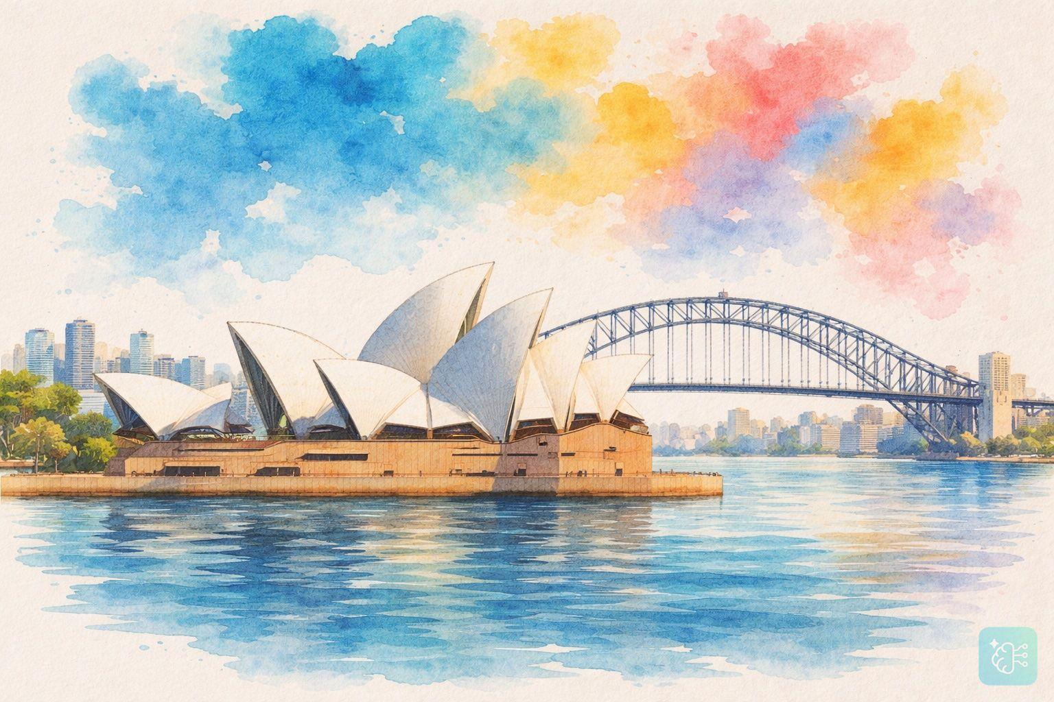 Luminous Cityscapes – Watercolor Illustration Prompt Pack