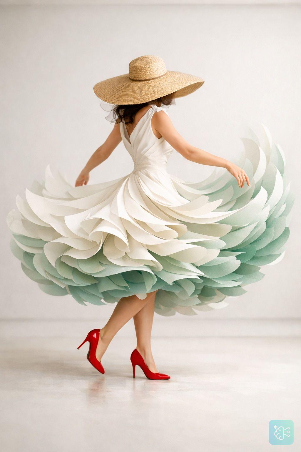 Paper Cutout Stillness Prompt Pack